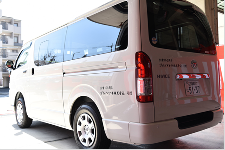 消防署へ車両の寄付